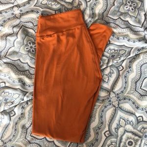 Lularoe Orange OS Leggings